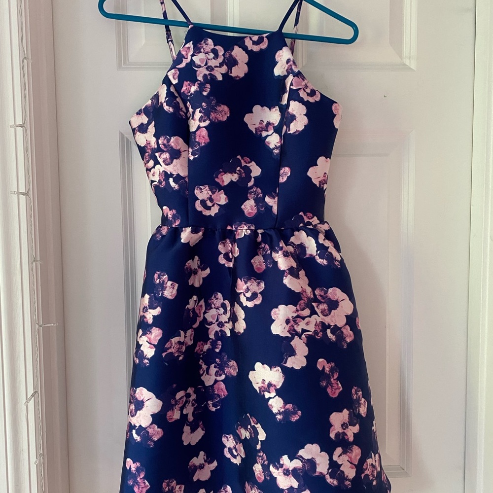 Nine Britton Blue Floral Dress
